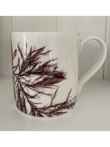 Seaweed Print Bone China Mug - Siphon Weed