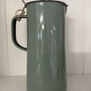 Seaweed Etched Enamelware 3 Pint Jug Tarragon  - Channel Wrack additional 2