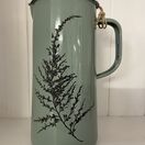 Seaweed Etched Enamelware 3 Pint Jug Tarragon - Wireweed additional 1