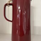 Seaweed Etched Enamelware 3 Pint Jug Burgandy  - Egg Wrack additional 2