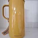 Seaweed Etched Enamelware 3 Pint Jug Mustard - Wireweed additional 2