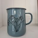 Seaweed Etched Enamelware 1 pint jug Pigeon Grey - Irish Moss additional 1