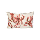 Seaweed Print Linen Oblong Cushion Cover - Sea Oak additional 1