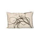 Seaweed Print Linen Oblong Cushion Cover - Sea Spaghetti additional 1