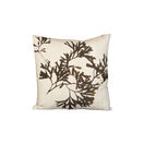 Seaweed Print Linen Square Cushion Cover - Bladder Wrack additional 1