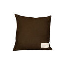 Seaweed Print Linen Square Cushion Cover - Sea Oak additional 2