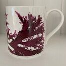 Seaweed Print Bone China Mug - Beautiful Fan Weed (dark) additional 1